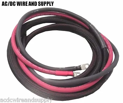 # 1 Gauge Hd 20 Ft Yamaha/mercury Outboard Boat Battery Cables  U.s.a Made • $159.94