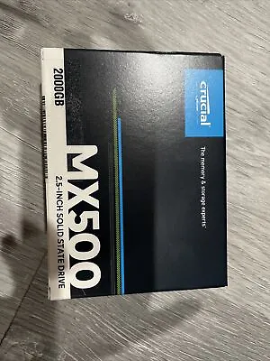 Crucial MX500 2TB Internal SATA 6GB 2.5'' (CT2000MX500SSD1) SSD • $134