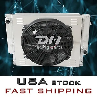 2Row Alu Radiator Shroud Fan For 1988-99 BMW E36 E30 M3/Z3/325TD/320/323/328i MT • $183