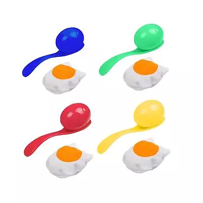 Eggs And Spoon Race Game Set With Yolk Outdoor Fun Game Outdoor Lawn Relay Game • £4.92