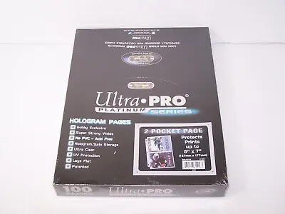 Ultra Pro 25 Page Platinum Series 2 Pocket Pages 5x7 New • $7.99