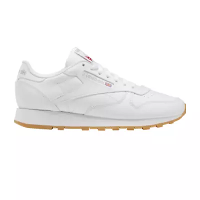 Reebok Classic Leather White Gum Sole Mens Trainers GY0952 RRP £75  CLEARANCE • £45