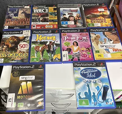 Ps2 Games Playstation 2 Bulk Lot Bundle 11 Games Untested • $0.99