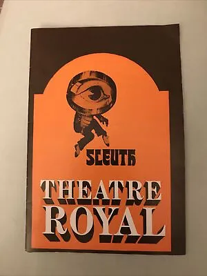£4.95 • Buy 1973 Michael Billington In Sleuth At THEATRE ROYAL NORWICH PROGRAMME