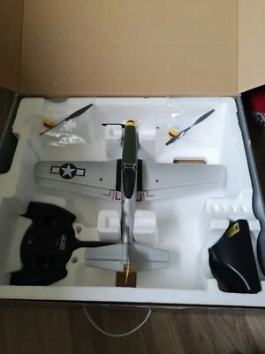 £70 • Buy Rc P51 Mustang Ultra Micro 4 Chanel Warbird Classic Parkzone 2.4ghz Dsm2
