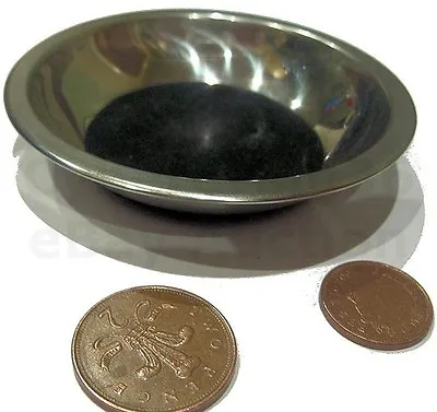 Coin Thru Glass Close Up New Magic Trick Prop Tray Money Penetrate Dish Effect • £3.99