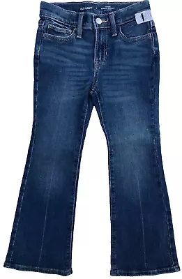 Old Navy Girls' High Rise Slouchy Straight Built-In Tough Jeans Size 7 • $14.97