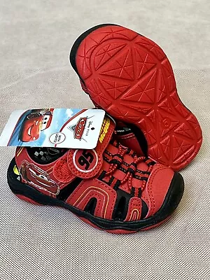 Crocs Kids' Fun Disney Lightning McQueen Pixar Cars Clogs Water Shoes 5c • $42