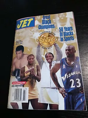 Jet 50 (1951-2001) Magazine Commemorative Issue NO.3 Great Black Champions Ali   • $297.98