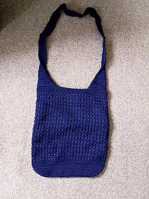 Brand New Without Tags Blue Navy Raffia Bag Shoulder Bag Summer Holiday Light • £3.50