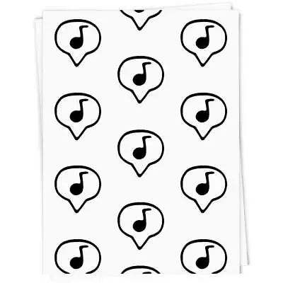 'Music Note' Gift Wrap / Wrapping Paper / Gift Tags (GI018823) • £3.99