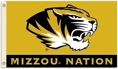 Missouri Tigers NATION Premium 3x5 Flag W/grommets Outdoor Banner University Of • $26.99