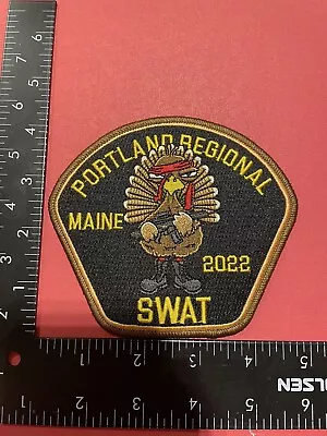 Portland Maine Me Thanksgiving Swat Police Patch • $7