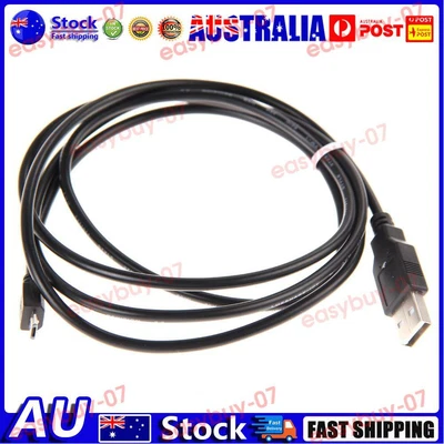 $7.58 • Buy AU 1.5M Micro USB Charger Cable For Playstation 4 PS4 Dualshock Controller