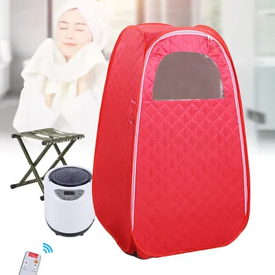 2.6L Portable Home Steam Sauna Tent Spa Loss Weight Full Body Detox Therapy NEW • $105.45