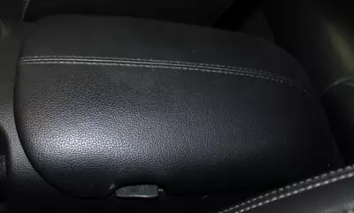 2015-2022 FORD MUSTANG Front Console Black Leather Lid Cover OEM (ARMREST ONLY!) • $110