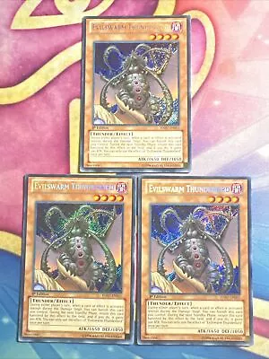 YUGIOH! EVILSWARM THUNDERBIRD HA07-EN051 1ST SECRET 3x • $1.20