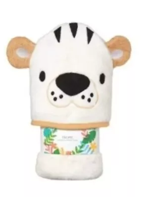 Hooded Baby Towel By Tropic Bamboo Tiger Character Hood  Bath/Beach/Swim NEW • £7.30