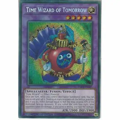 DLCS-EN147 Time Wizard Of Tomorrow : Secret Rare Card : Limited Edition : YuGiOh • £3.40