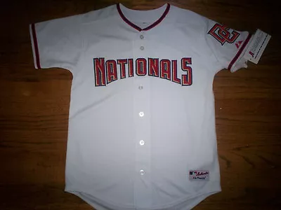 $47.95 • Buy Washington Nationals New Mlb Majestic Authentic Kids Game Jersey