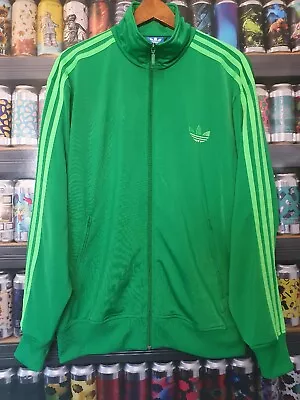 Adidas Firebird Mens Large Tracksuit Jacket Track Top Vintage Retro Rare Neon • $130.63