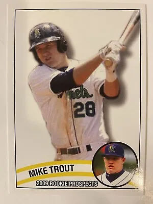 2009 Mike Trout Minor Rookie Hot Shot Prospects Card RC Cedar Rapids Kernels • $3.39