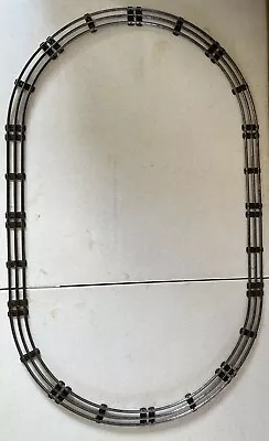 NICE OVAL Of VINTAGE LIONEL 027 TRACKAGE - BROWN TIES!!! - 4 Straight/8 Curved!! • $11