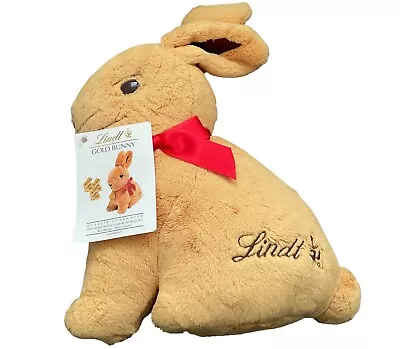 Lindt Gold Bunny Soft Toy Plush With Zip Pouch - Preloved VGC With Tag • £14.99