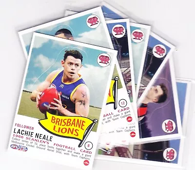 2024 AFL Teamcoach Scanlens Die Cut You Choose Your Cards • $1