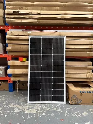 120 Watt Solar Panels 18 Volt. Premium Grade A+ Monocrystalline Solar Cells UK • £36