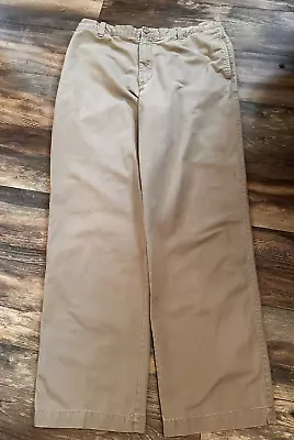 Sonoma Life Plus Style Mens 100% Cotton Flat Front Chino Khaki Pants Sx 38/34 • $9.90