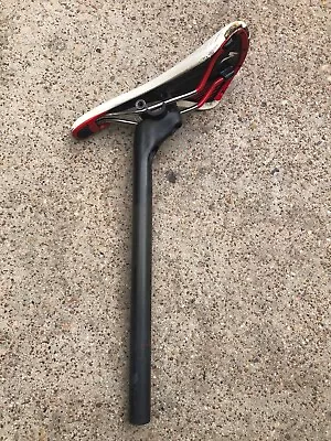 Specialized Phenom Saddle (143mm) With S-works Carbon Seat Post And Clamp • $50