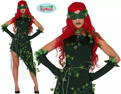 £25.99 • Buy Ladies Halloween Plant Villain Fancy Dress Costume Womens Ivy Lady Outfit New Fg