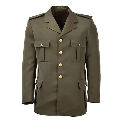 Original Italy Military VERDE Parade Dress Uniform Formal Jacket Vintage Brown • $28.47