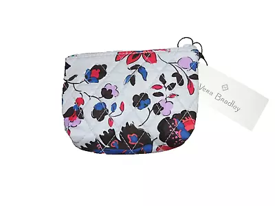 Vera Bradley Vineyard Floral Coin Purse/Mini Makeup Case Zip Closure MSRP $25 • $15