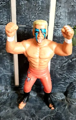 £7.99 • Buy Sting WCW Galoob Action Wrestling Figure Orange Pants -1990 Vintage Wwe Toy (38y
