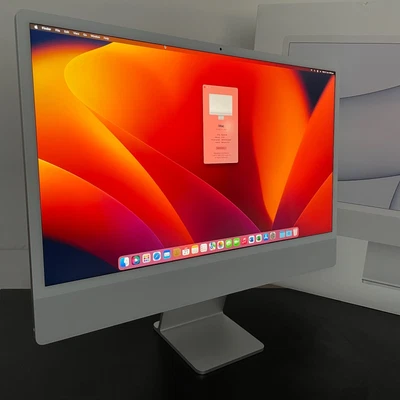 £1075 • Buy Imac 24  2021 | 512gb Ssd | 8gb Ram | M1 | Silver | Touch Id | Pristine