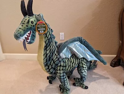 Melissa & Doug Lifelike Plush Giant Winged Dragon Stuffed Animal NWT • $75