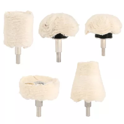 10x Polishing Pad Mop Buffing Wheel Drill Kit Car Polisher Aluminum Stainless ♨ • $33.89