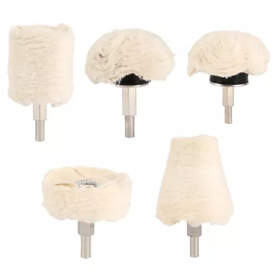 5X Buffing Polishing Pad Mop Wheel Drill Kit For Car Polisher Aluminum:Stainless • $21.49