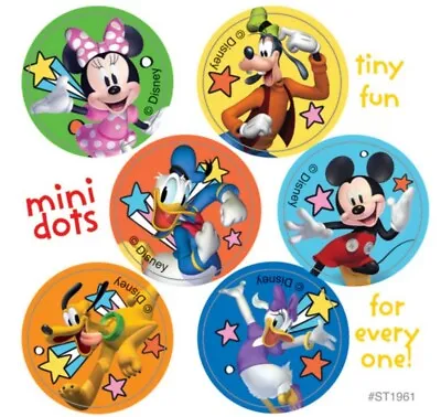 60 Disney Mickey Mouse Funhouse Dot Stickers Party Favors Teacher Supply Friends • $2.50