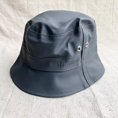 Stutterheim Beckholmen Bucket Hat Charcoal Gray Size XS Rain Waterproof Rubber • $18