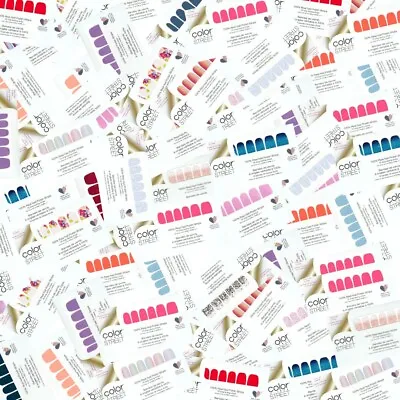 Color Street Nail Polish Strips Glitter Solid Design French Holiday • $7