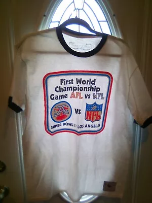First World Championship Game AFL Vs NFL Lg T-Shirt • $10