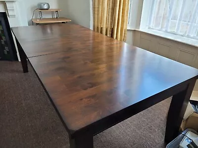 £410 • Buy Mango Wood, Hardwood Dining Table & 6 Leather Chairs