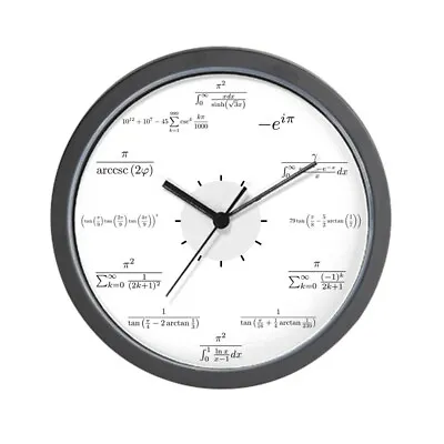 CafePress Math Wall Clock (White Background) Wall Clock (710346889) • $29.99