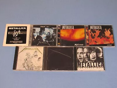 7 CD Lot: METALLICA~BAY AREA THRASHERS: THE EARLY DAYS~S&M SAMPLER~5 More! ~READ • $29.99