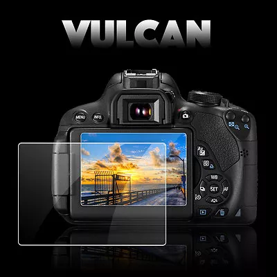 VULCAN Glass Screen Protector For Canon EOS 5D MkII LCD. Tough Anti Scratch • £7.99