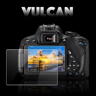 VULCAN Glass Screen Protector For Nikon D610 LCD. Tough Anti Scratch DSLR Cover • $39