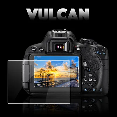 $35.93 • Buy VULCAN Glass Screen Protector For Sony A6000 LCD. Tough Anti Scratch Cover